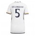 Günstige Real Madrid Jude Bellingham #5 Heim Fussballtrikot Damen 2023-24 Kurzarm